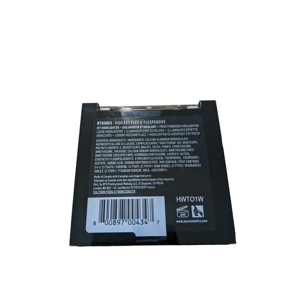 NYX Icy Highlighter Born To Glow High Key Flex & Flexpensive BTGIH03 Makeup - Picture 2 of 4